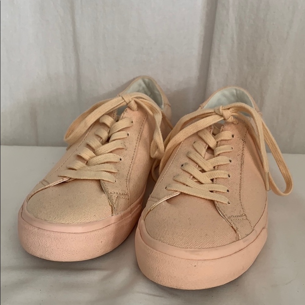Sidewalk Low-Top Sneakers in Monochrome Canvas
